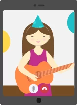 LurkÓperencia Gitár Gizi online zenés mókája szülinapra, névnapra, egyéb alkalmakra