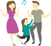 LurkÓperencia Gitár Gizi zenefoglalkozásai családoknak